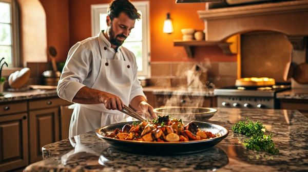 Savourez une cuisine sur mesure avec un chef à domicile